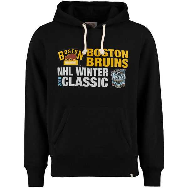 Men's Boston Bruins 2016 Winter Classics Black Crosstown Striker Pullover Sweatshirt,We sell and wholesale Men's Boston Bruins 2016 Winter Classics Black Crosstown Striker Pullover Sweatshirt on line form chian!